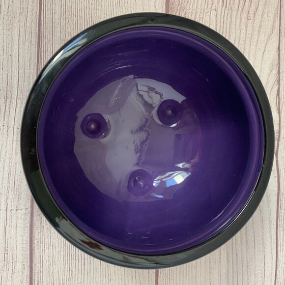 Hocus Pocus Mini Decorative Footed Cauldron Sanderson Sisters Purple Interior 6" - Picture 5 of 9